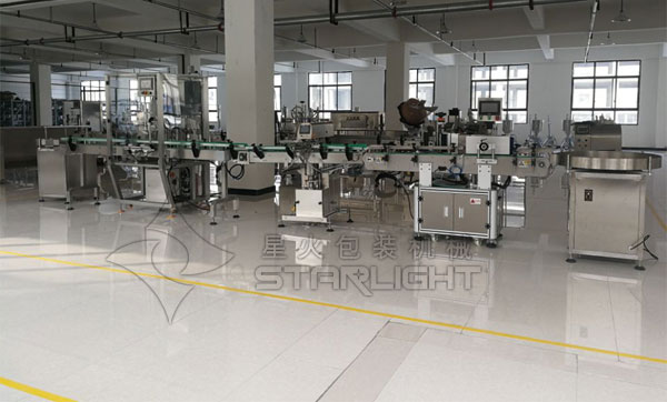 自動化海鮮醬灌裝機(jī)生產(chǎn)線組建設(shè)備展示