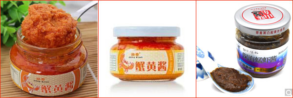 蟹黃醬自動灌裝機廠家設(shè)備灌裝樣品展示